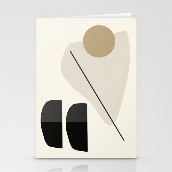 Abstract Minimal Shapes 107 Stationery Card Gallery Image 2