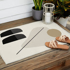 Abstract Minimal Shapes 107 Outdoor Rug Gallery Image 2