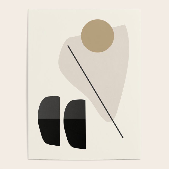 Abstract Minimal Shapes 107 Poster Gallery Image 4
