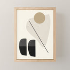 Abstract Minimal Shapes 107 Mini Art Print Gallery Image 1