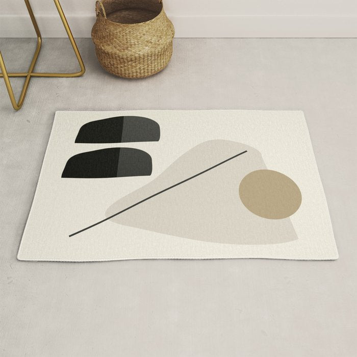 Abstract Minimal Shapes 107 Rug Gallery Image 1