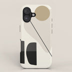 Abstract Minimal Shapes 107 iPhone Case Gallery Image 1