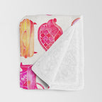 Victorian Lounge - Pink Palette Throw Blanket Gallery Image 3