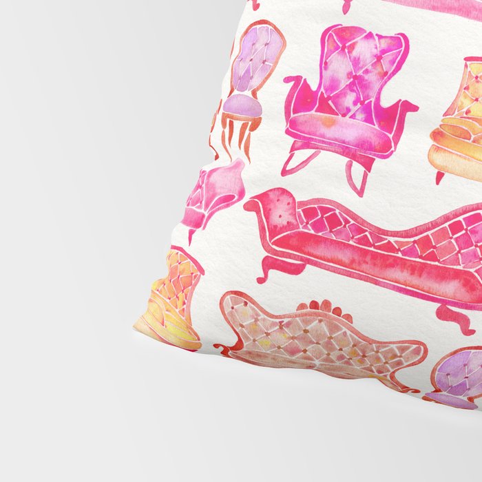 Victorian Lounge - Pink Palette Pillow Sham Gallery Image 4