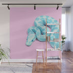 BLUE SNAKE Wall Mural Gallery Image 1