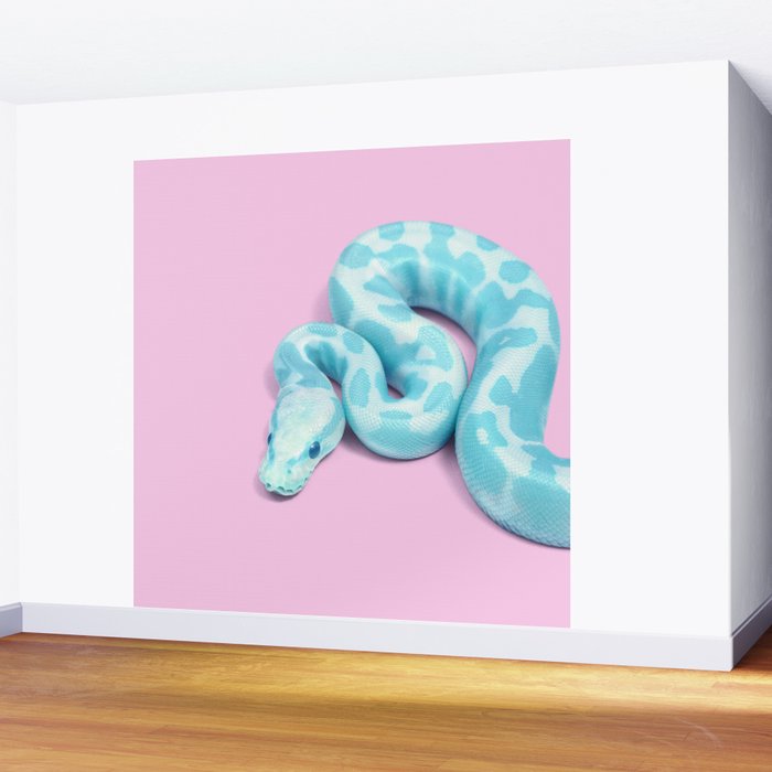 BLUE SNAKE Wall Mural Gallery Image 2