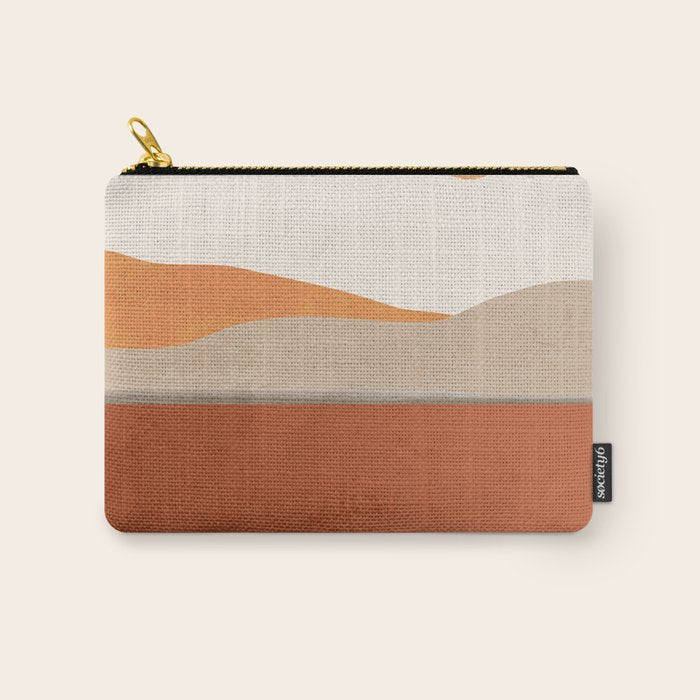 Minimal Abstract Art Landscape 11 Carry All Pouch Gallery Image 1