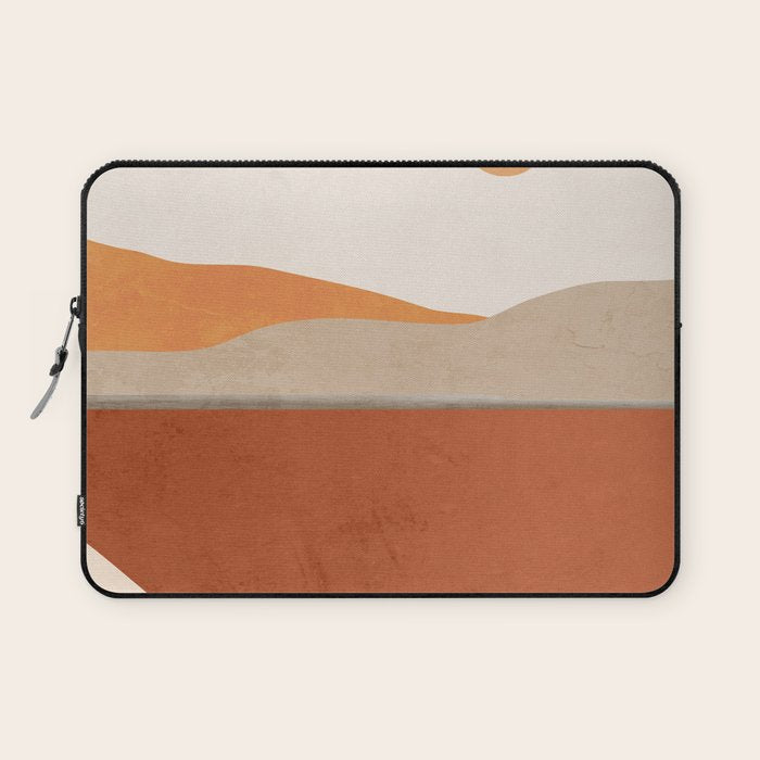 Minimal Abstract Art Landscape 11 Laptop Sleeve Gallery Image 1