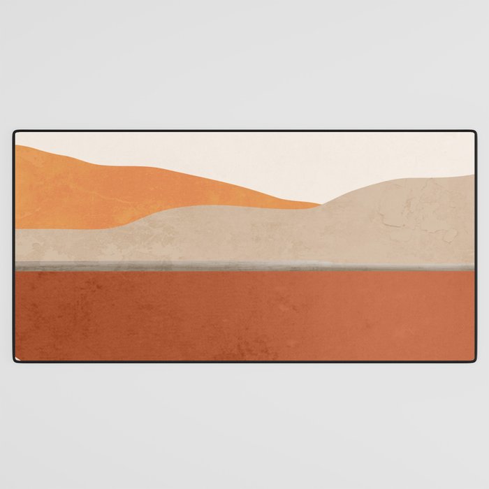Minimal Abstract Art Landscape 11 Desk Mat Gallery Image 3
