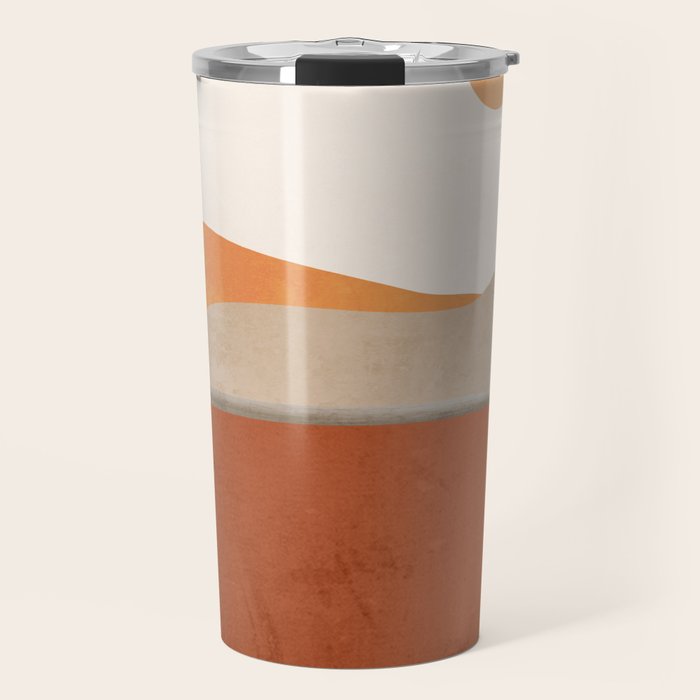 Minimal Abstract Art Landscape 11 Travel Mug Gallery Image 1