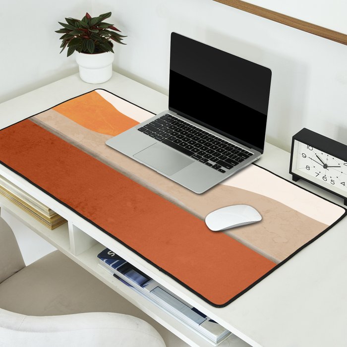 Minimal Abstract Art Landscape 11 Desk Mat Gallery Image 2