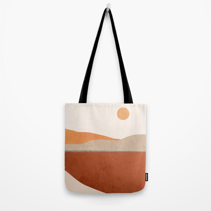 Minimal Abstract Art Landscape 11 Tote Bag Gallery Image 2