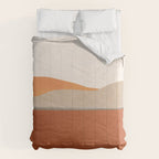 Minimal Abstract Art Landscape 11 Comforter Gallery Image 6
