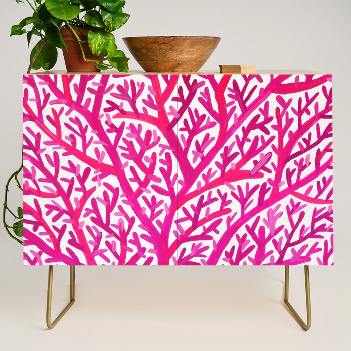 Fan Coral - Pink OmbrÃ© Credenza Gallery Image 1