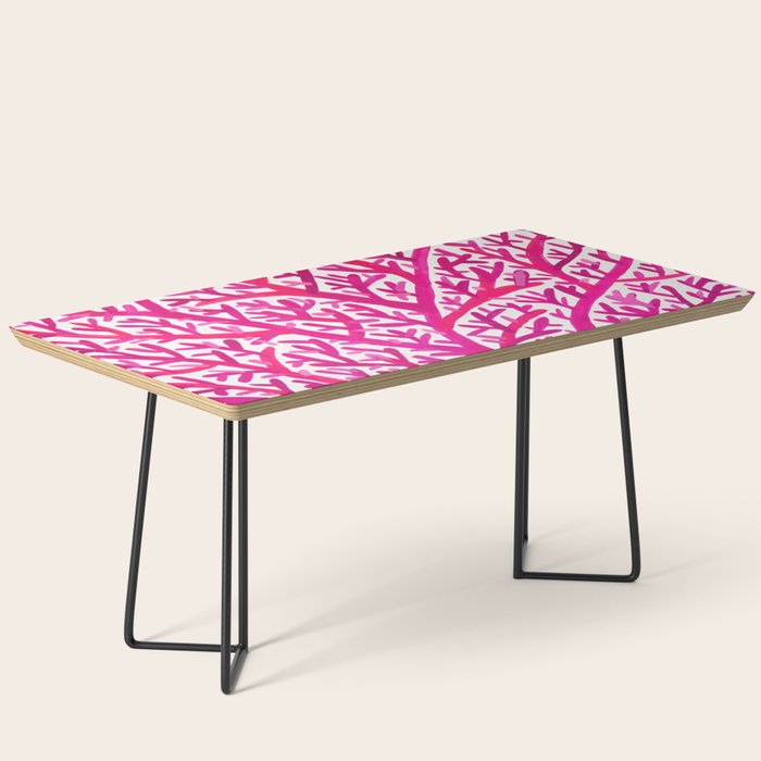 Fan Coral - Pink OmbrÃ© Coffee Table Gallery Image 1