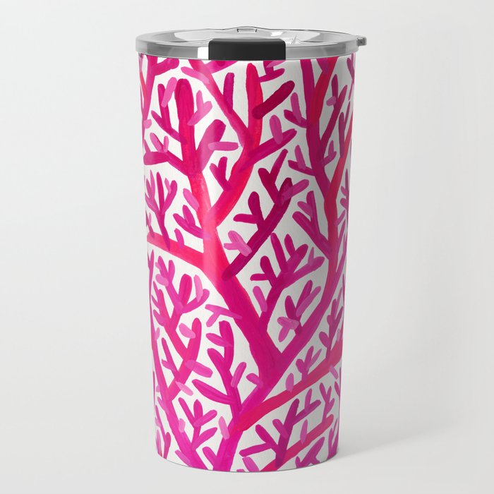 Fan Coral - Pink OmbrÃ© Travel Mug Gallery Image 1