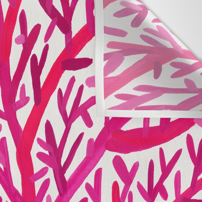Fan Coral - Pink OmbrÃ© Wall Tapestry Gallery Image 3