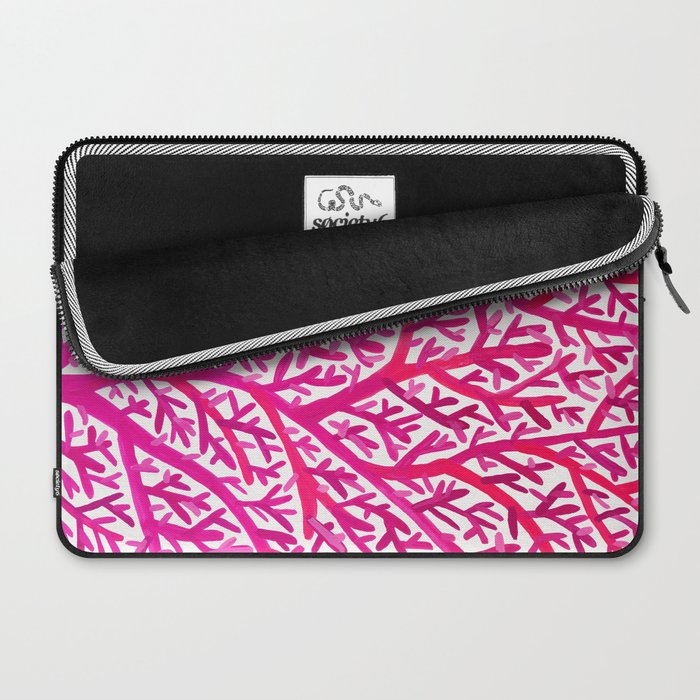 Fan Coral - Pink OmbrÃ© Laptop Sleeve Gallery Image 2