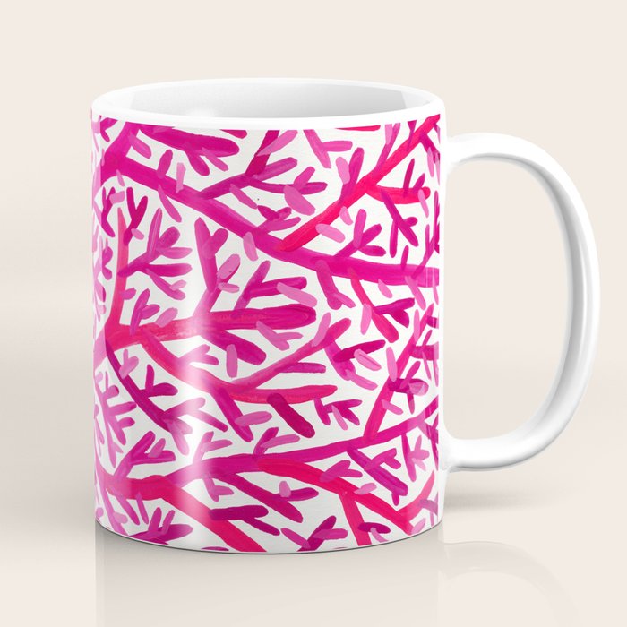 Fan Coral - Pink OmbrÃ© Coffee Mug Gallery Image 1