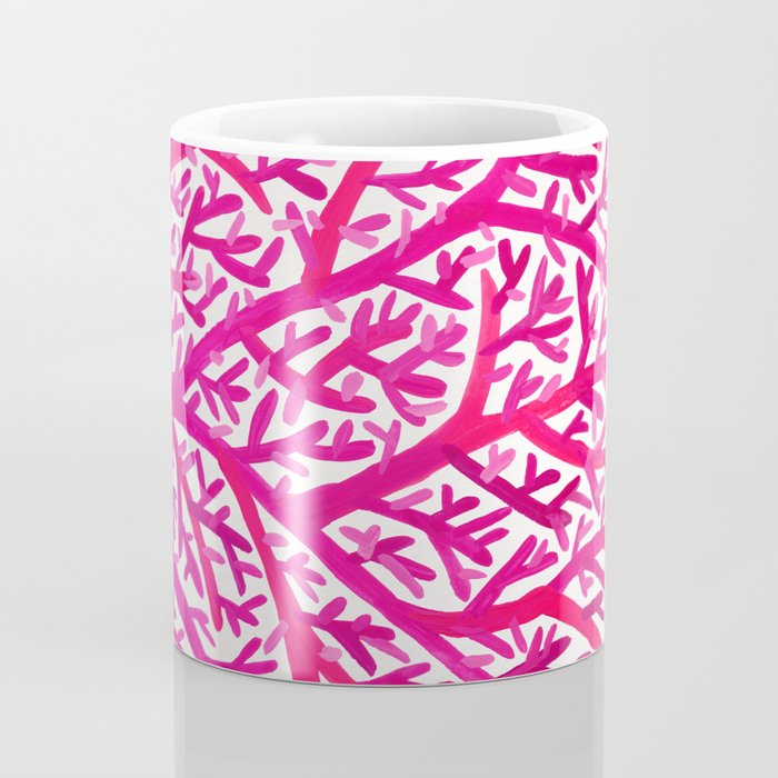 Fan Coral - Pink OmbrÃ© Coffee Mug Gallery Image 4
