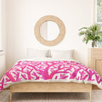 Fan Coral - Pink OmbrÃ© Duvet Cover Gallery Image 3