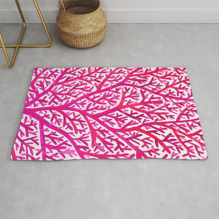 Fan Coral - Pink OmbrÃ© Rug Gallery Image 1