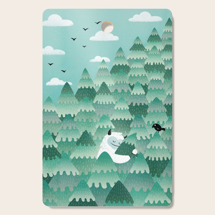 Tree Hugger (Spring & Summer version) Cutting Board Gallery Image 1