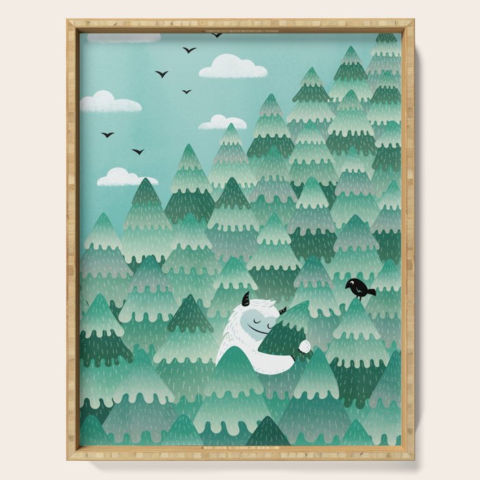 Tree Hugger (Spring & Summer version) Serving Tray Gallery Image 1