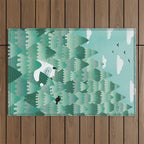 Tree Hugger (Spring & Summer version) Outdoor Rug Gallery Image 1