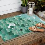 Tree Hugger (Spring & Summer version) Outdoor Rug Gallery Image 2