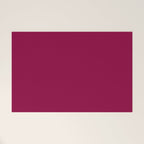 Mulberry Pink Solid Color Welcome Mat Gallery Image 1