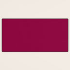 Mulberry Pink Solid Color Desk Mat Gallery Image 3