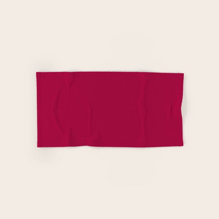 Mulberry Pink Solid Color Bath Towel Gallery Image 1
