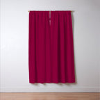 Mulberry Pink Solid Color Window Curtain Gallery Image 3