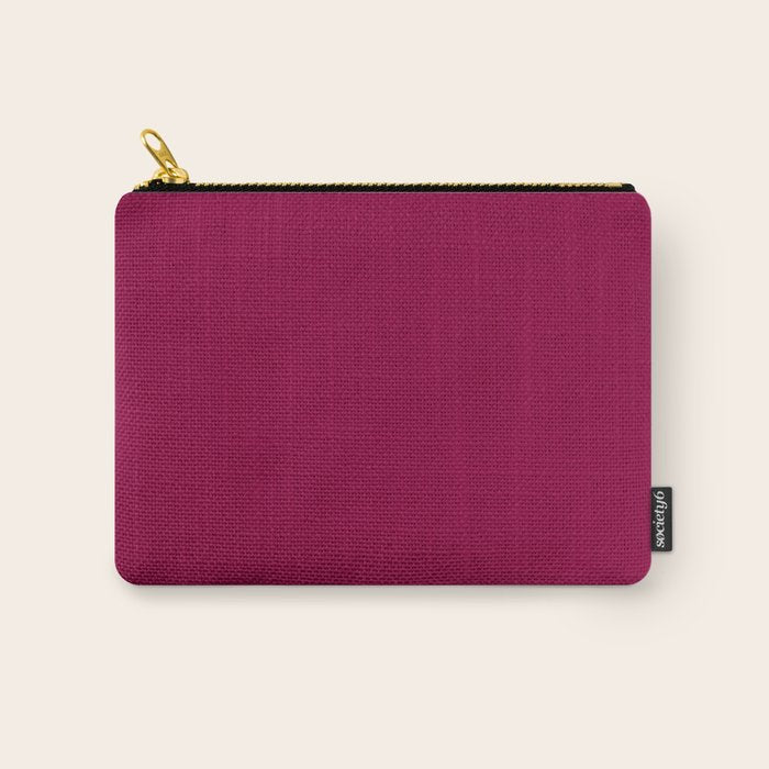 Mulberry Pink Solid Color Carry All Pouch Gallery Image 1
