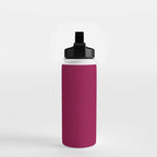 Mulberry Pink Solid Color Water Bottle Gallery Image 2