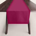 Mulberry Pink Solid Color Table Runner Gallery Image 1