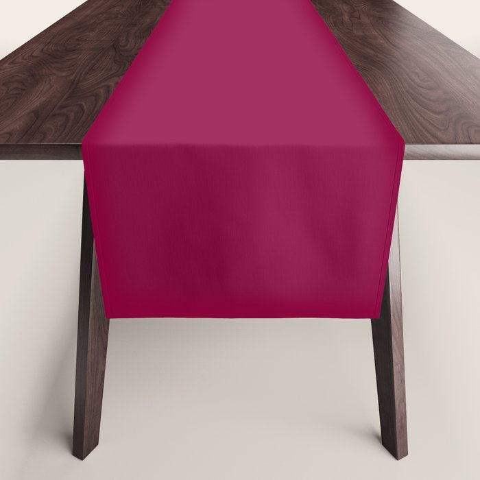 Mulberry Pink Solid Color Table Runner Gallery Image 1