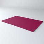 Mulberry Pink Solid Color Rug Gallery Image 3