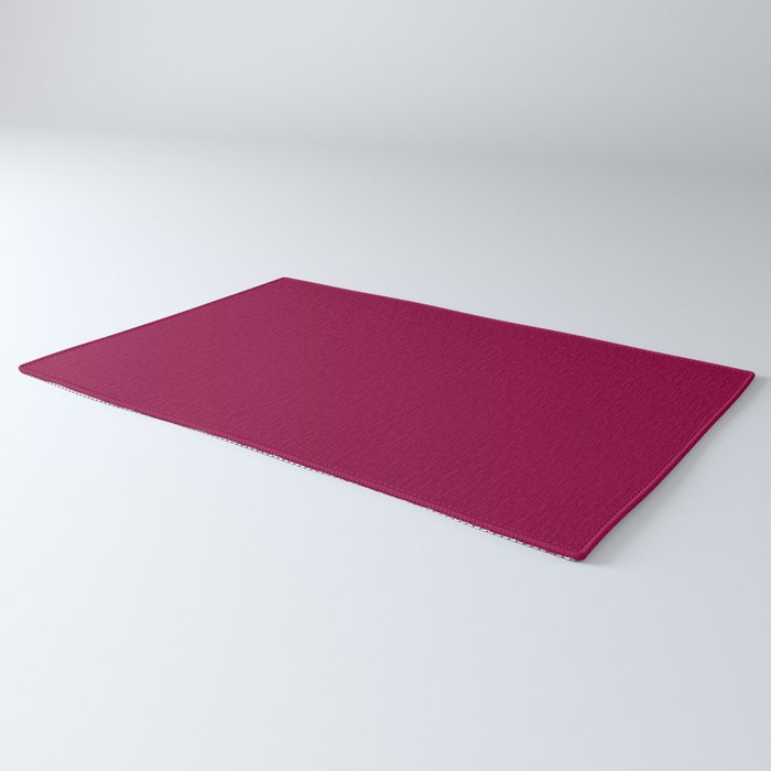 Mulberry Pink Solid Color Rug Gallery Image 3
