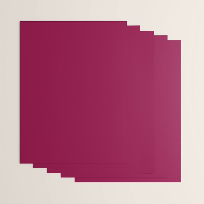Mulberry Pink Solid Color Wrapping Paper Gallery Image 3