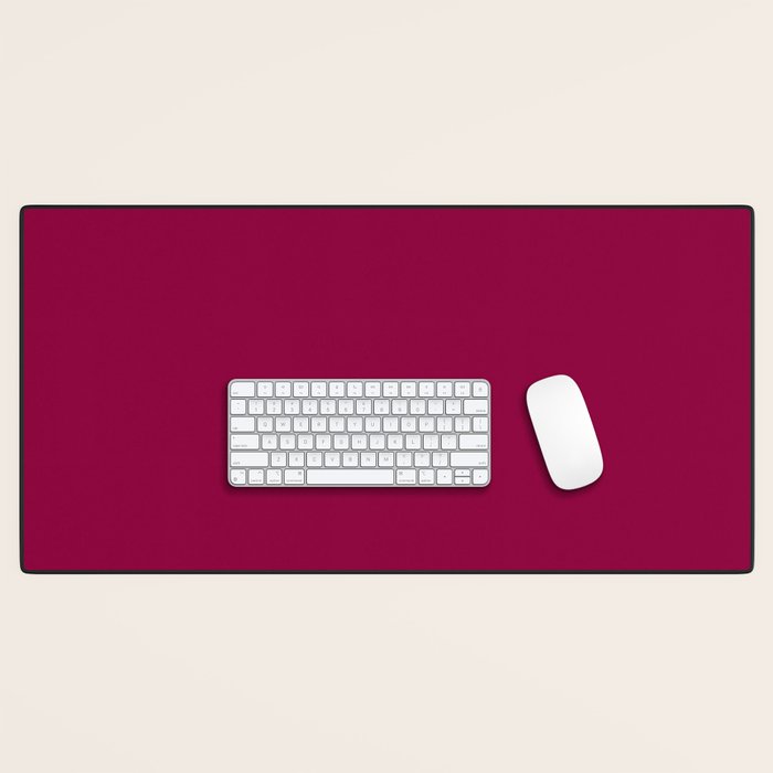 Mulberry Pink Solid Color Desk Mat Gallery Image 1