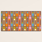 Eclectic Geometric Mid Century Modern Lexington Ave Pattern Desk Mat Gallery Image 3