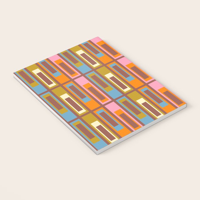 Eclectic Geometric Mid Century Modern Lexington Ave Pattern Notebook Gallery Image 3