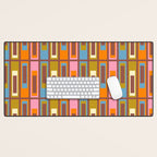 Eclectic Geometric Mid Century Modern Lexington Ave Pattern Desk Mat Gallery Image 1