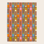 Eclectic Geometric Mid Century Modern Lexington Ave Pattern Poster Gallery Image 4