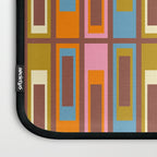 Eclectic Geometric Mid Century Modern Lexington Ave Pattern Laptop Sleeve Gallery Image 3
