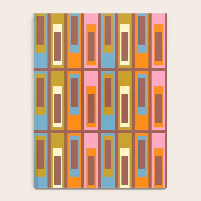 Eclectic Geometric Mid Century Modern Lexington Ave Pattern Notebook Gallery Image 4