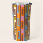 Eclectic Geometric Mid Century Modern Lexington Ave Pattern Travel Mug Gallery Image 2