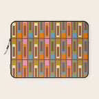 Eclectic Geometric Mid Century Modern Lexington Ave Pattern Laptop Sleeve Gallery Image 1